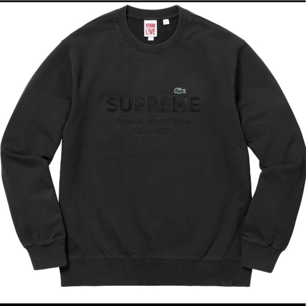 Supreme Lacoste Crewneck